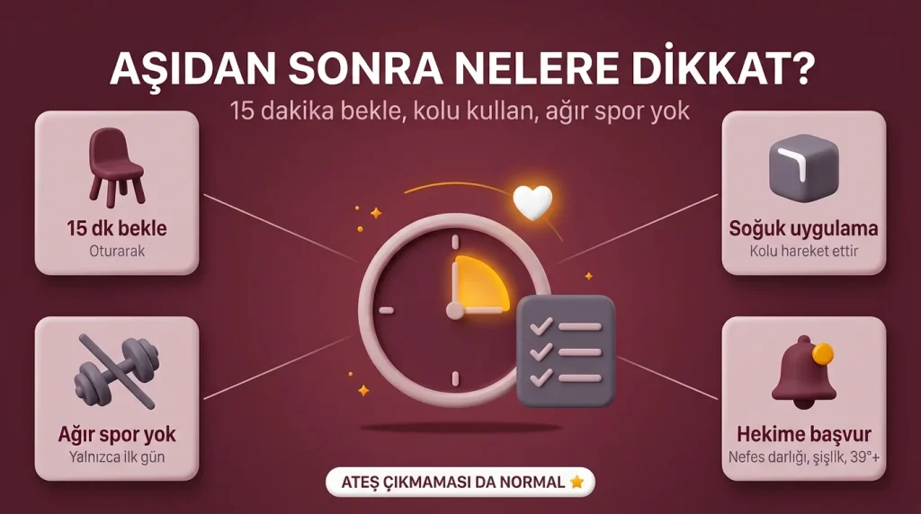 HPV aşısı sonrası