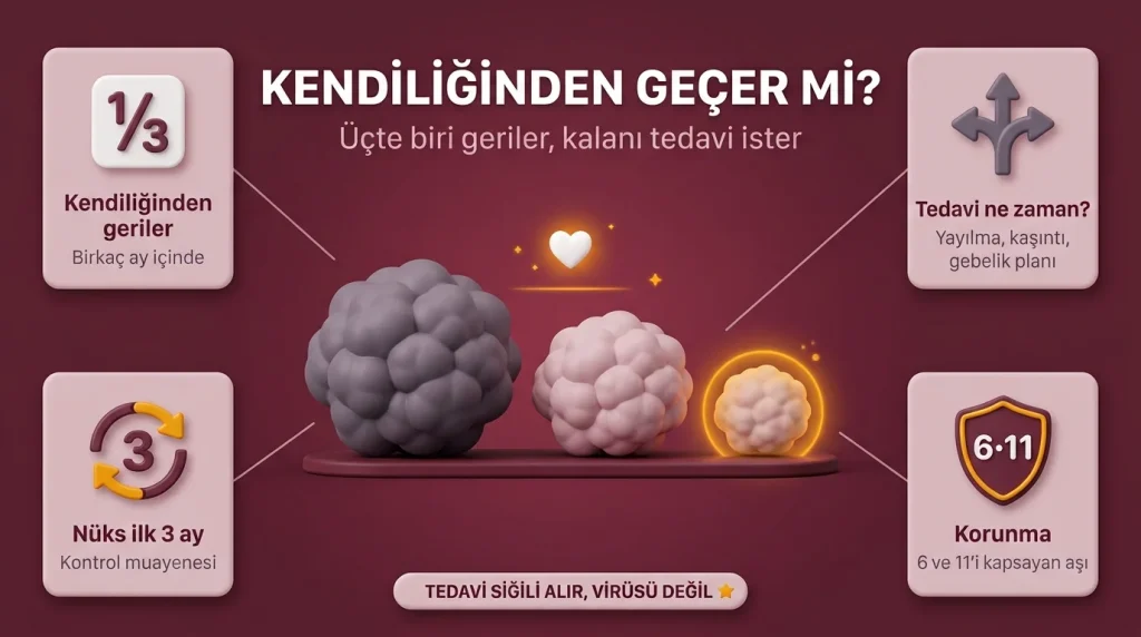 hpv siğil kendiliğinden geçer mi