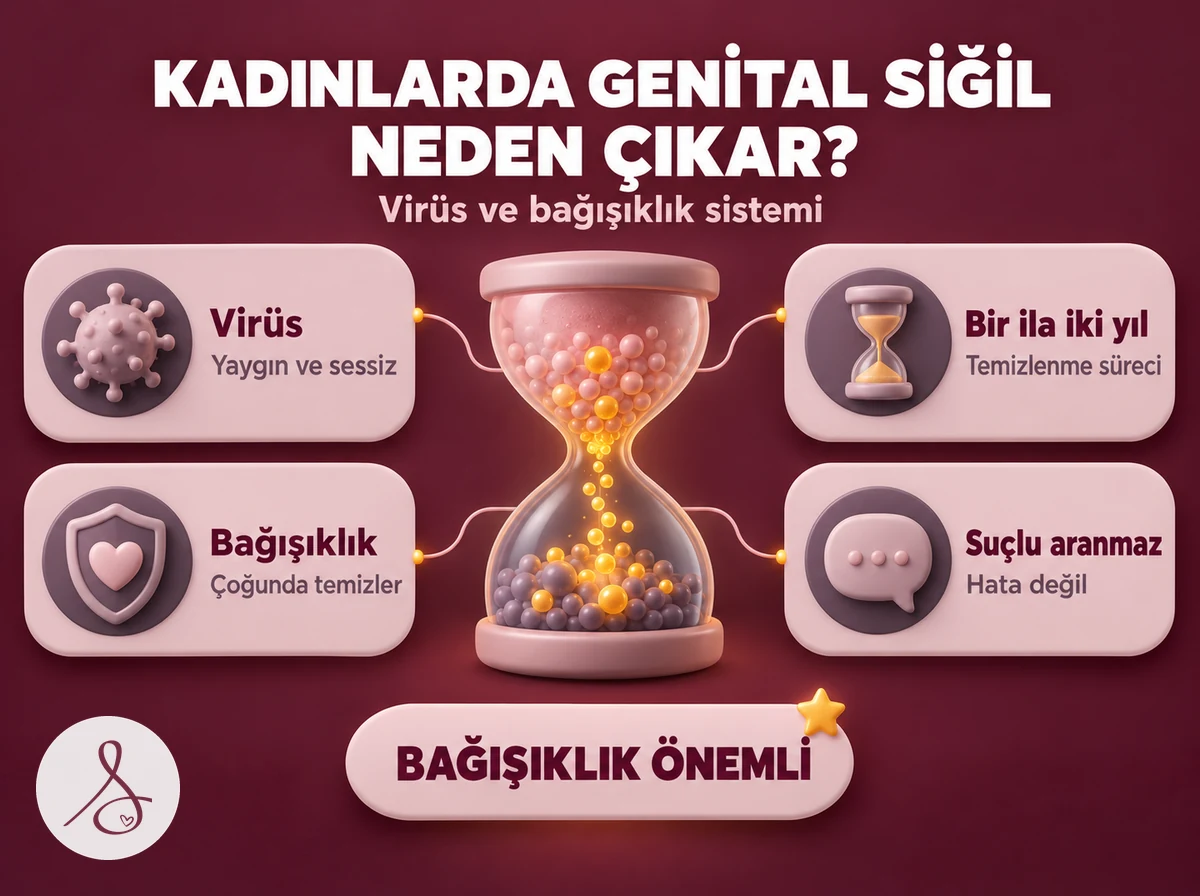 kadınların özel bölgesinde siğil neden çıkar