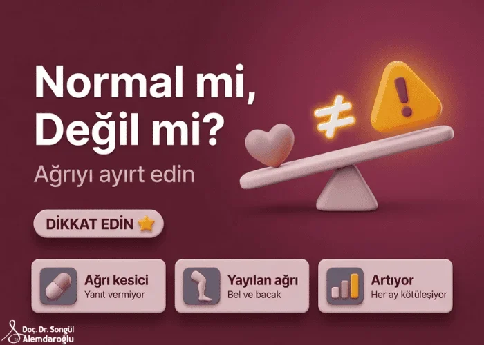bakirelerde çikolata kisti belirtileri